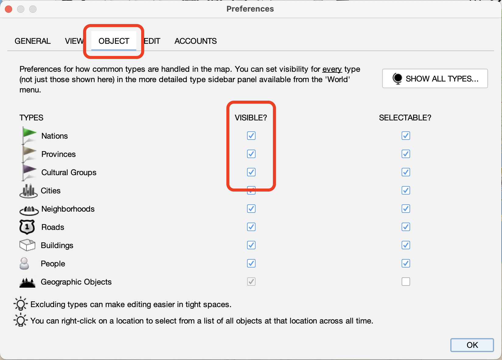 First, open the world data sidebar